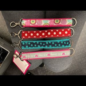 Thirty One key tags.